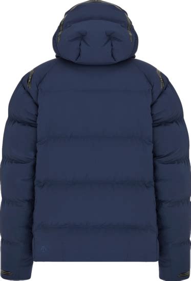 dior blue puffer|Dior puffer jacket navy.